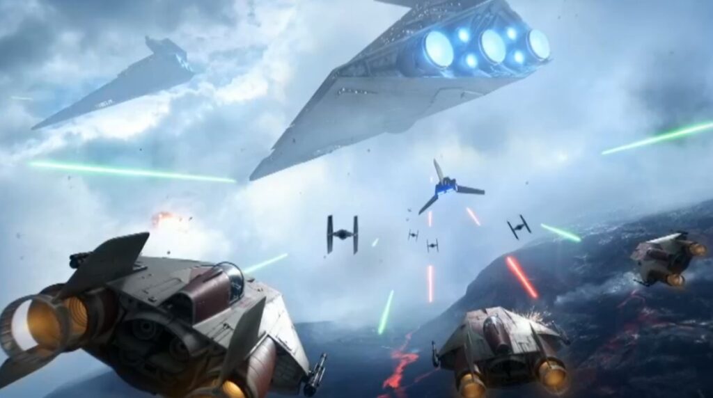Star Wars Battlefront features ‘fighter squadron’ combat