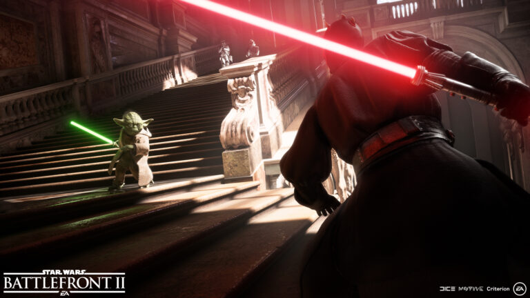 Star Wars Battlefront II in action.