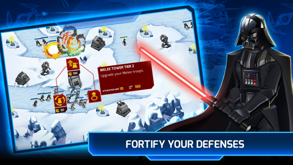 Star Wars: Galactic Defense is a fully armed and operational tower defender for iOS, Android (updated)