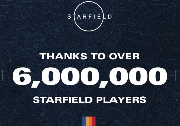 Starfield has  six million players in just a few days.