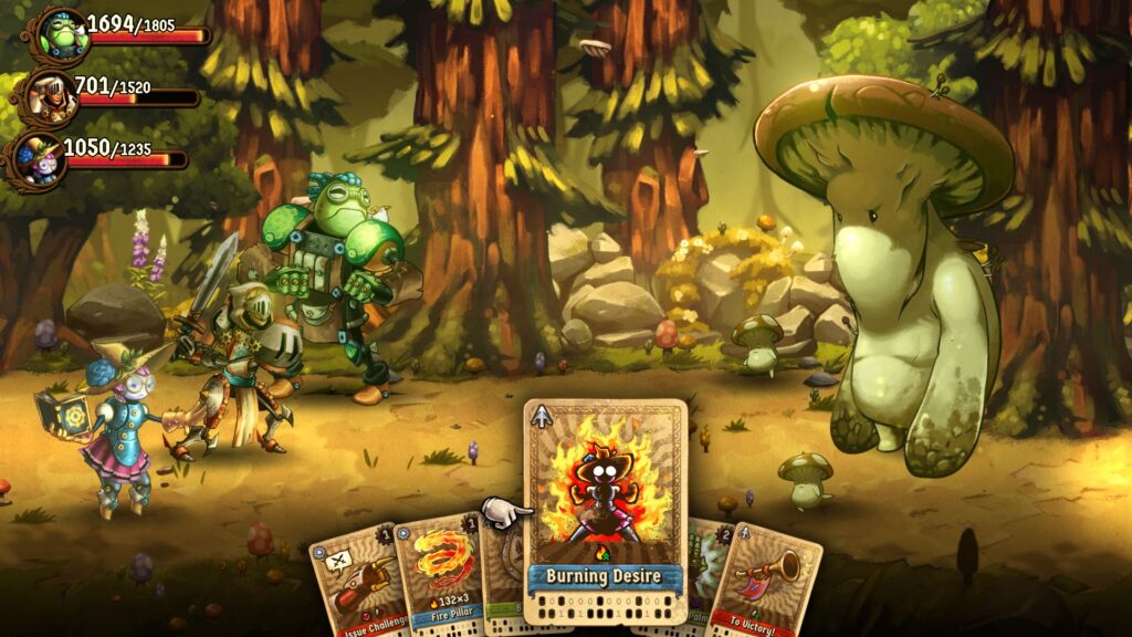 SteamWorld Quest's card system is great.
