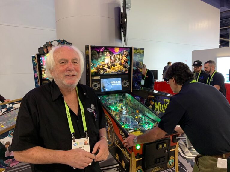 Gary Stern of Stern Pinball at CES 2019.