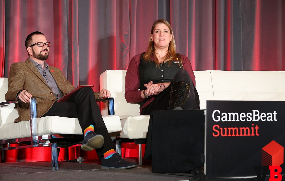 Stewart Rogers of VB Insight and Kate Edwards of the IGDA