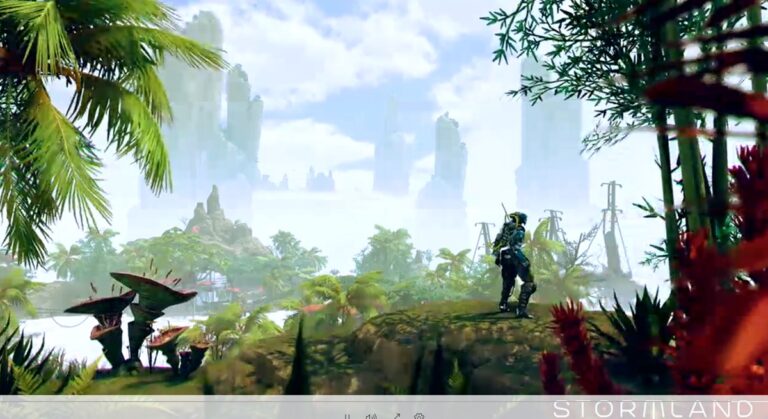 Stormland is Insomniac's open world VR game.