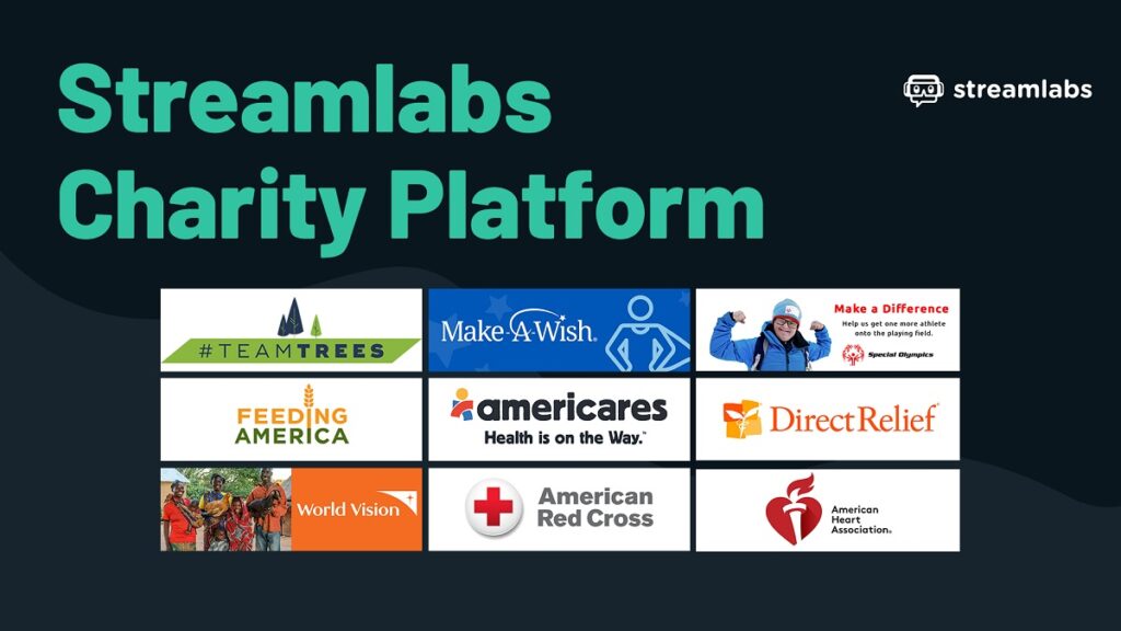 Streamlabs’ fundraising platform helps streamers raise money for charities