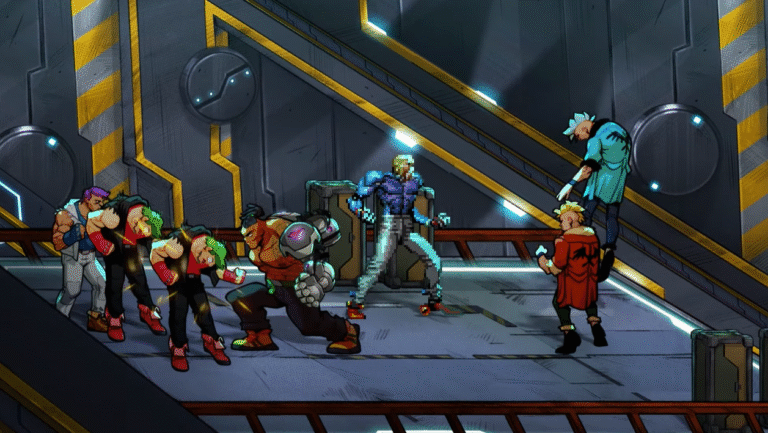 Streets of Rage 4 with the classic character sprites.