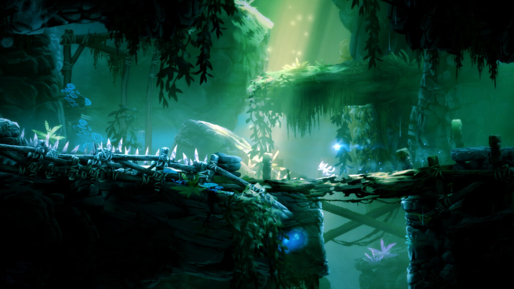 Ori's Sunken Glades.