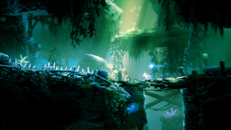 Ori's Sunken Glades.