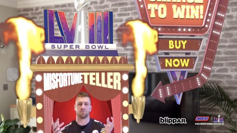 Blippar's Super Bowl-related ad will run on the Apple Vision Pro.