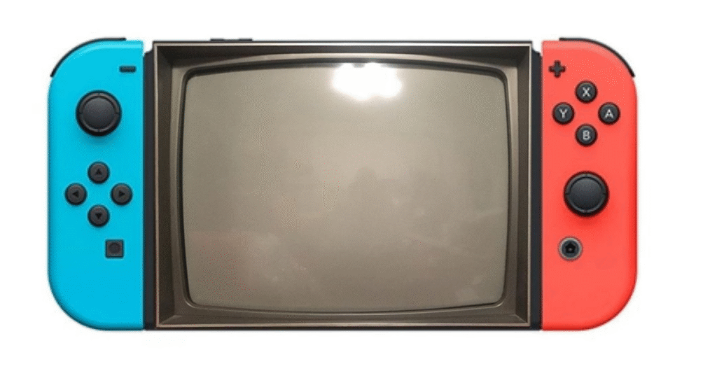 Switch CRT mockup from Steve Kim (@Fobwashed) on Twitter.