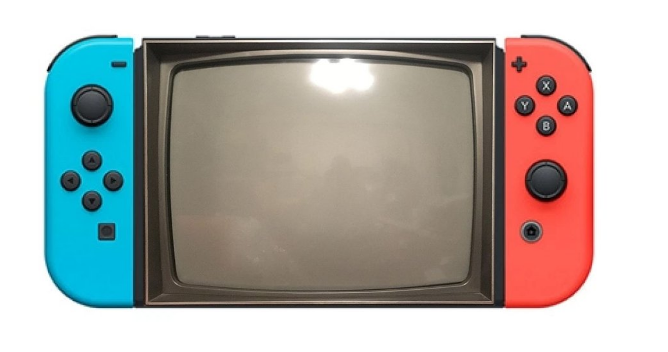 Switch CRT mockup from Steve Kim (@Fobwashed) on Twitter.
