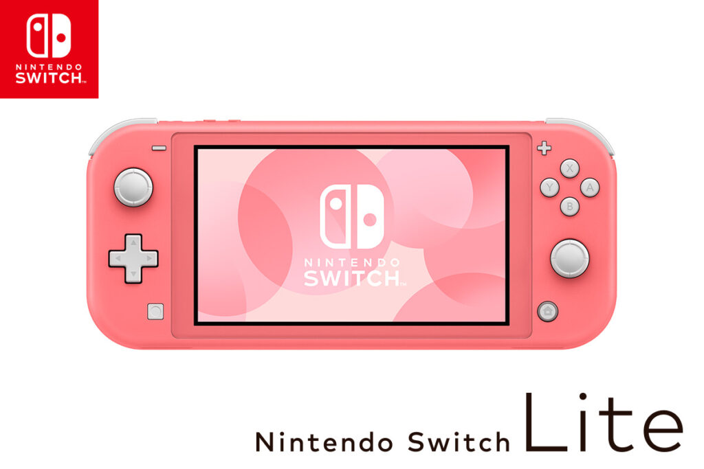 The newest color Nintendo Switch Lite.