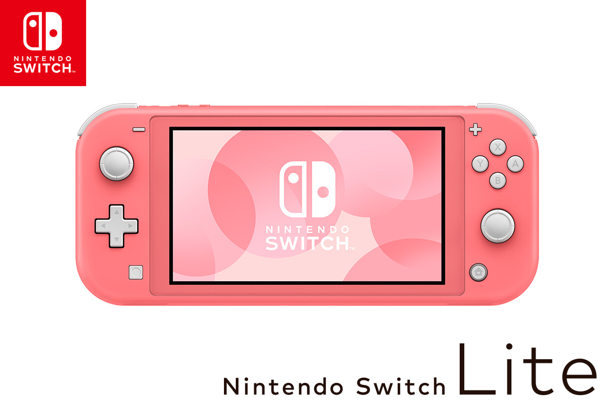 The newest color Nintendo Switch Lite.