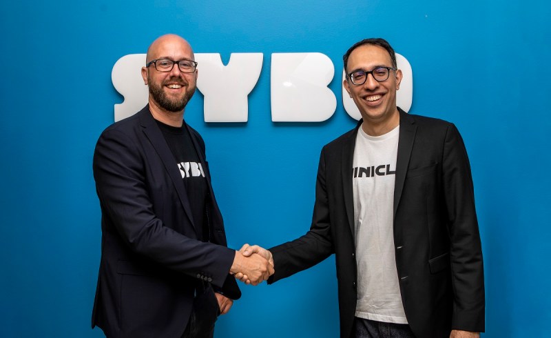Sybo CEO Mathias (left) and Miniclip CEO Saad Choudri.
