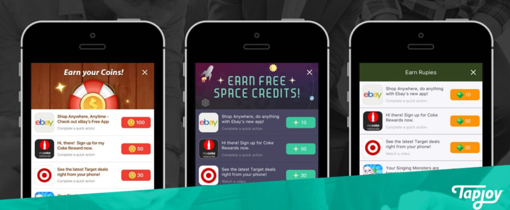 Tapjoy's Offerwall in 2017.