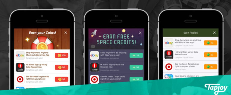 Tapjoy's Offerwall in 2017.