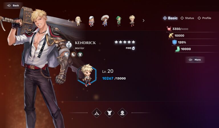 A character in the Tatsumeeko fantasy MMORPG.
