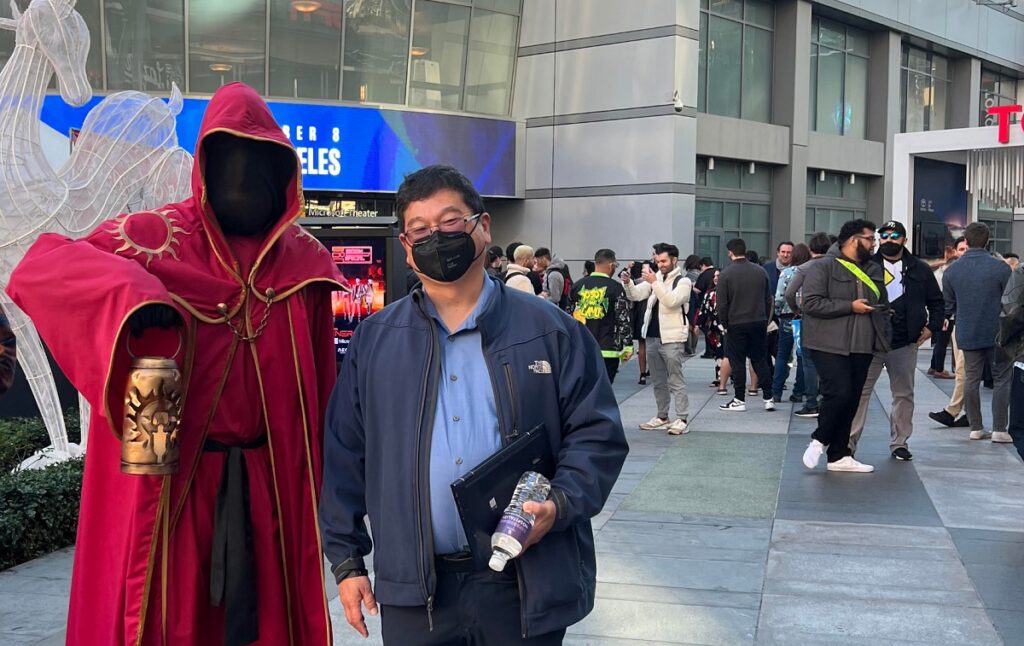 This guy I met at The Game Awards 2022 is helping me with predictions.