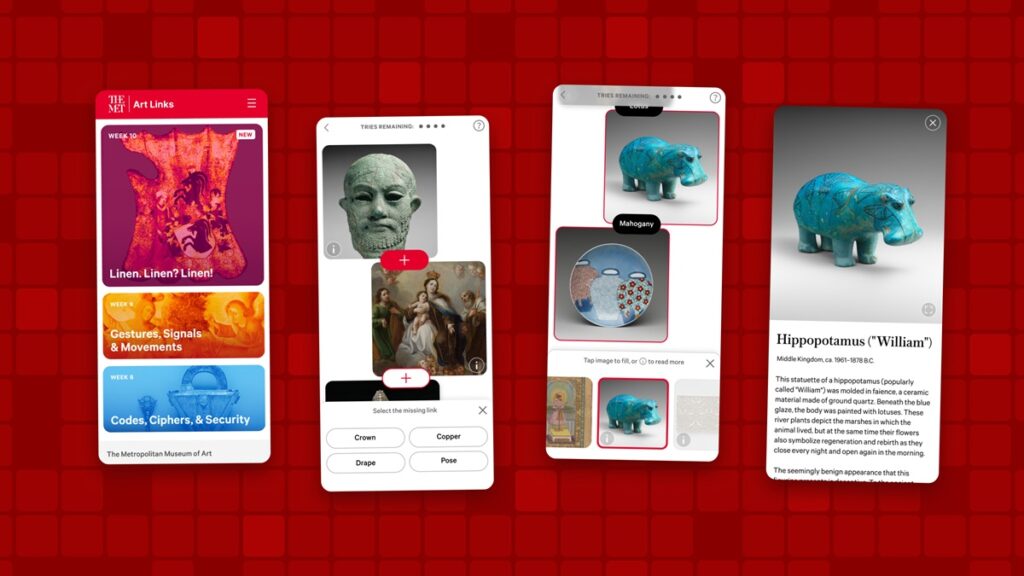 The Met is launching its first Web3 game, ArtLinks.