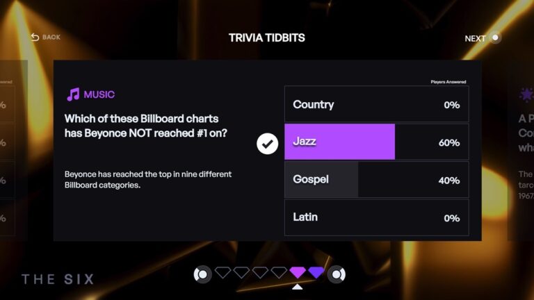 The Six is a new trivia game on Samsung Smart TVs.