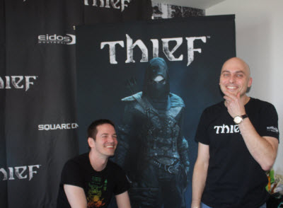 Steven Gallagher and Stephane Roy of Thief