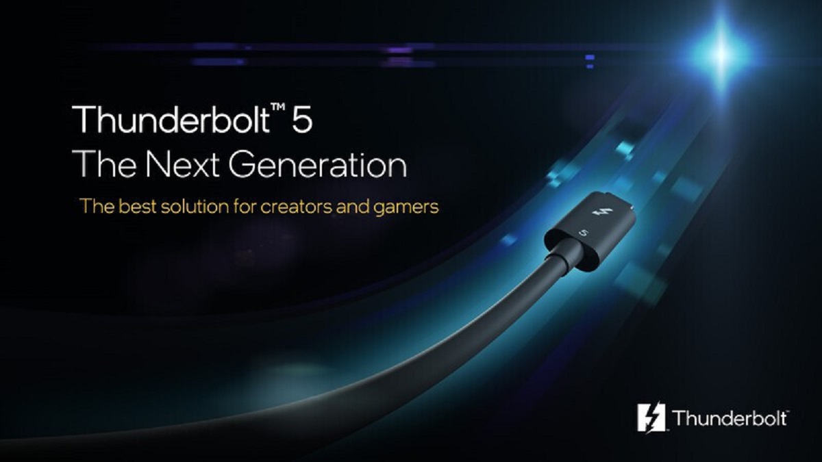 Thunderbolt 5 is going to transfer data in a speedy way.