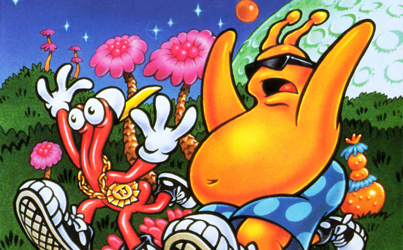 ToeJam & Earl in Panic on Funkotron.
