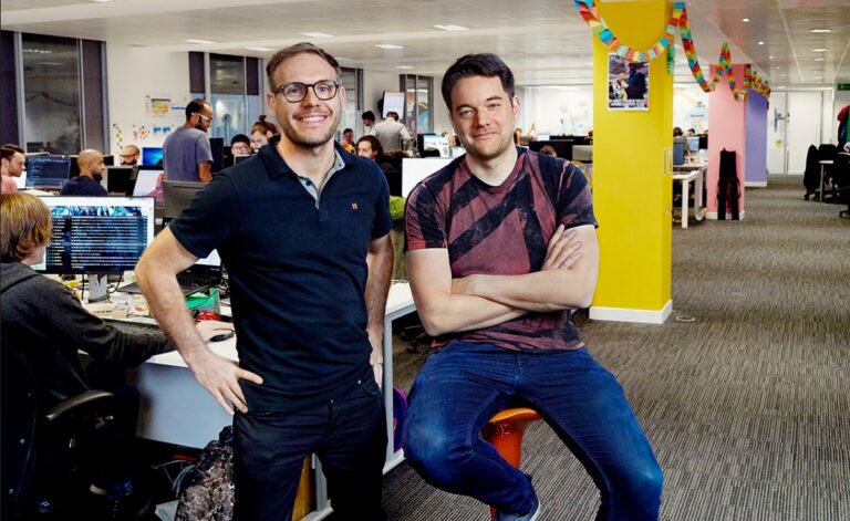 Tonic Games Group leaders Dave Bailey and Paul Croft.