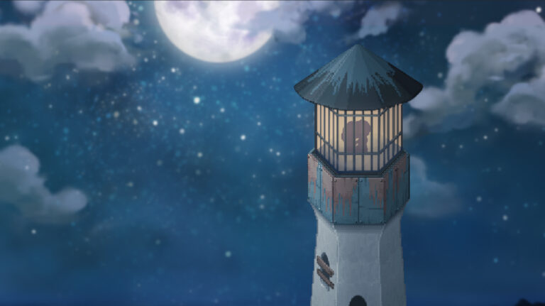 To the Moon.