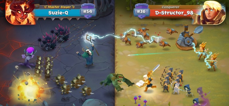 Traplight's Battle Legion pits 100 soldiers against 100 more.