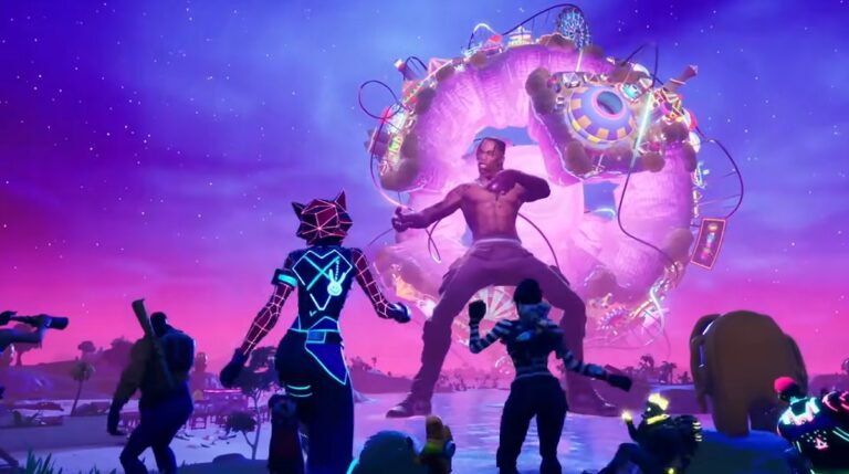 Travis Scott's concert in Fortnite drew 27.7 million viewers.