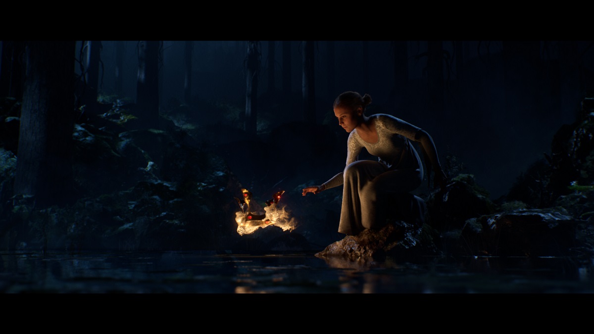 Troll takes advantage of real-time ray tracing.