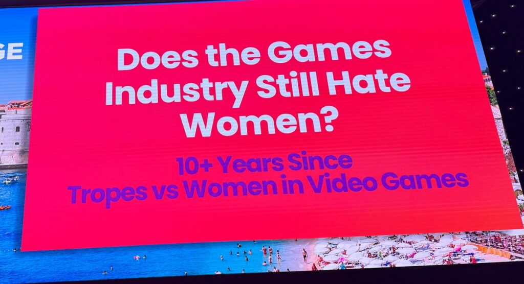 Anita Sarkeesian know how to pick a title for a talk: Does the Game Industry Still Hate Women?
