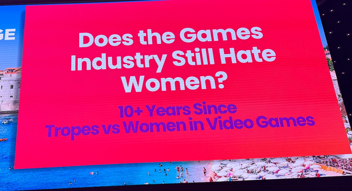 Anita Sarkeesian know how to pick a title for a talk: Does the Game Industry Still Hate Women?