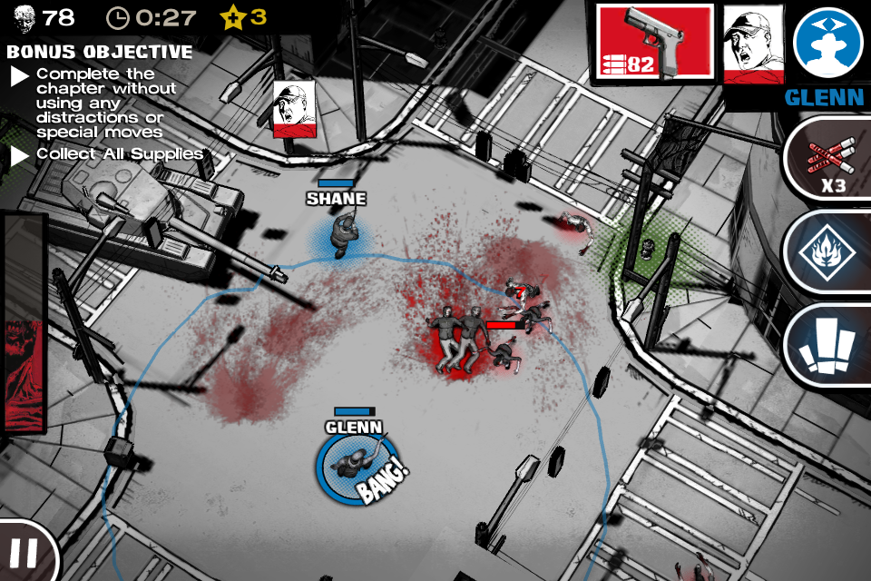 The Walking Dead iOS game