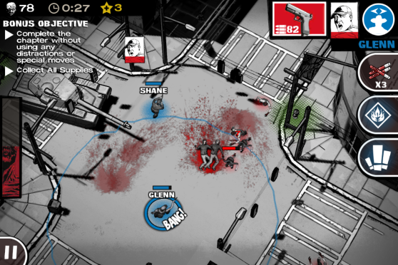 The Walking Dead iOS game
