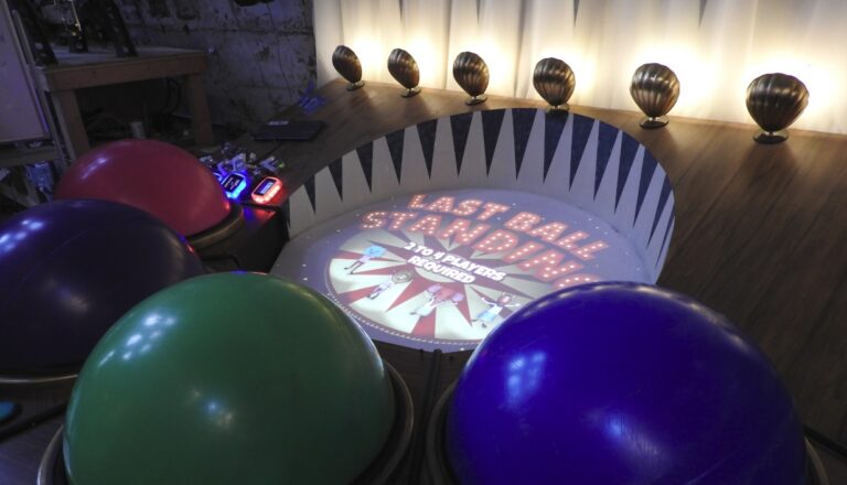 Two Bit Circus' Last Ball Standing game.