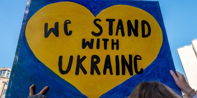 Ukraine is getting international support.