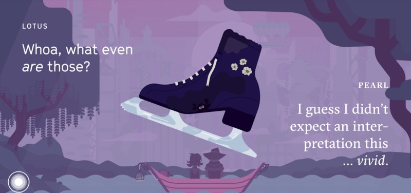 Gameplay preview of narrative-based mobile fishing journey A Week at Belisamas Lake from Team Gramps.