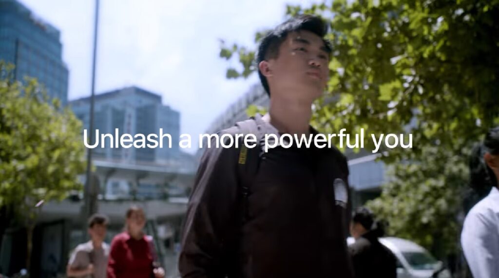 Apple's Unleash commercial is aimed at gamers.