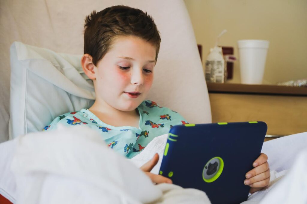 Gaming can help hospitalized children