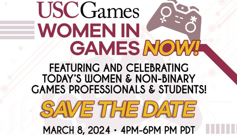 USC Games has an event coming on March 8.