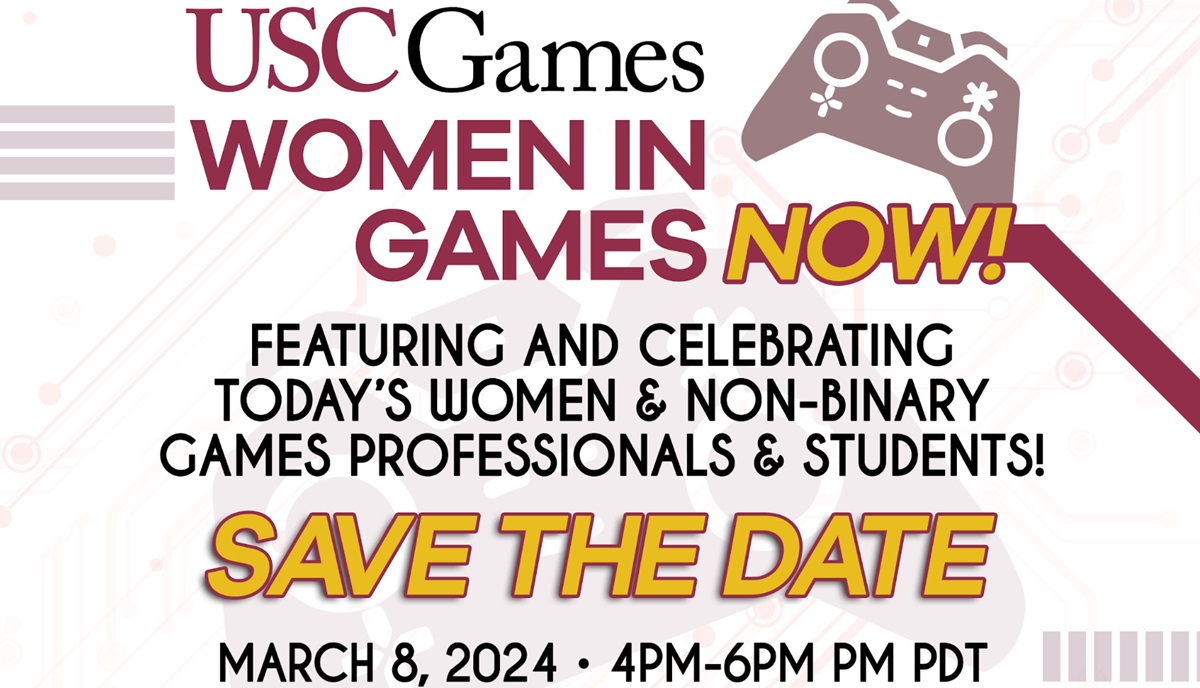USC Games has an event coming on March 8.