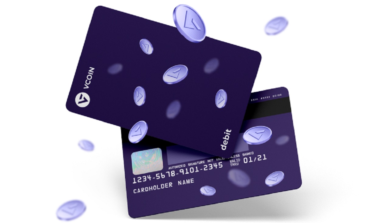 VCoin has a new debit card.