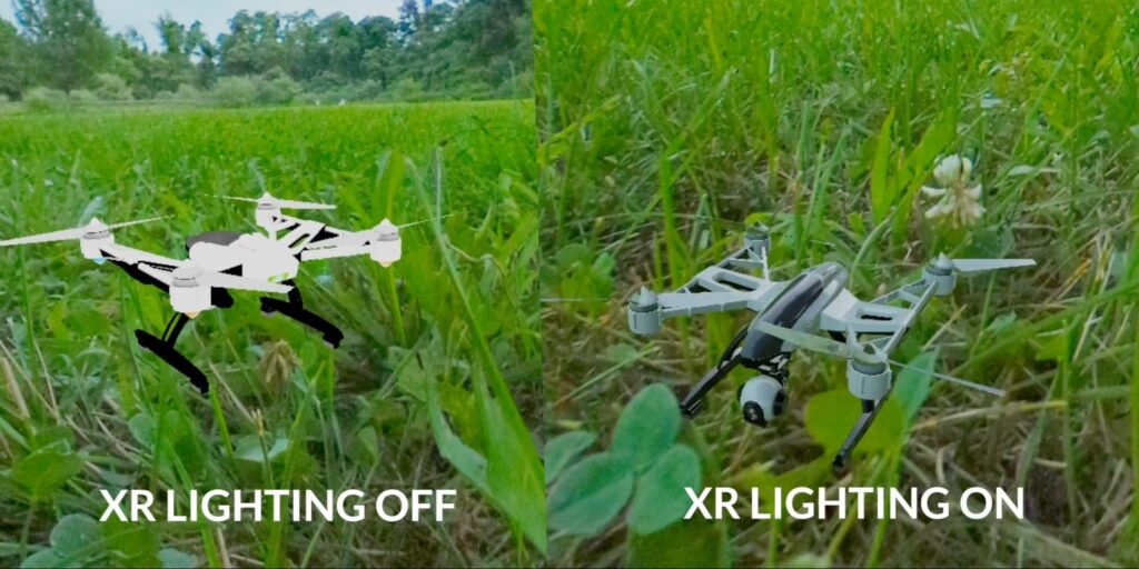 Verizon's Envrmnt develops 5G network-ready XR technologies, including interactive realtime lighting service that makes digital objects blend into their real environments.