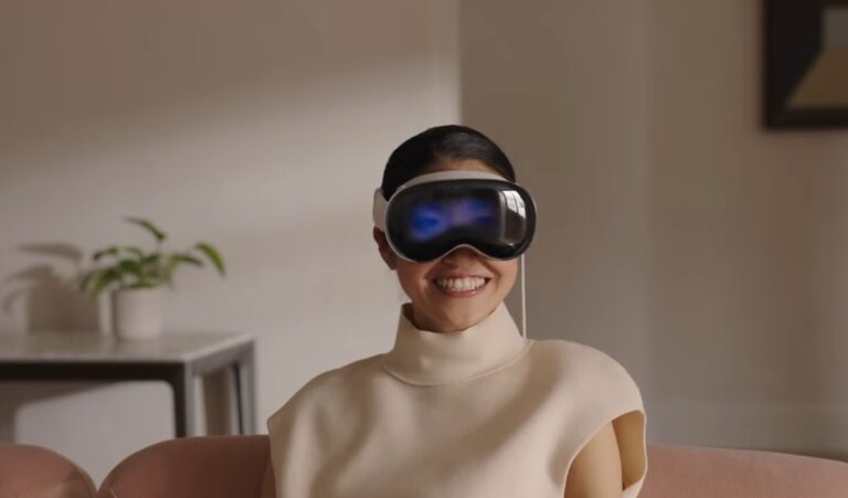 You can see through the screen of Apple Vision Pro so others can see your eyes.