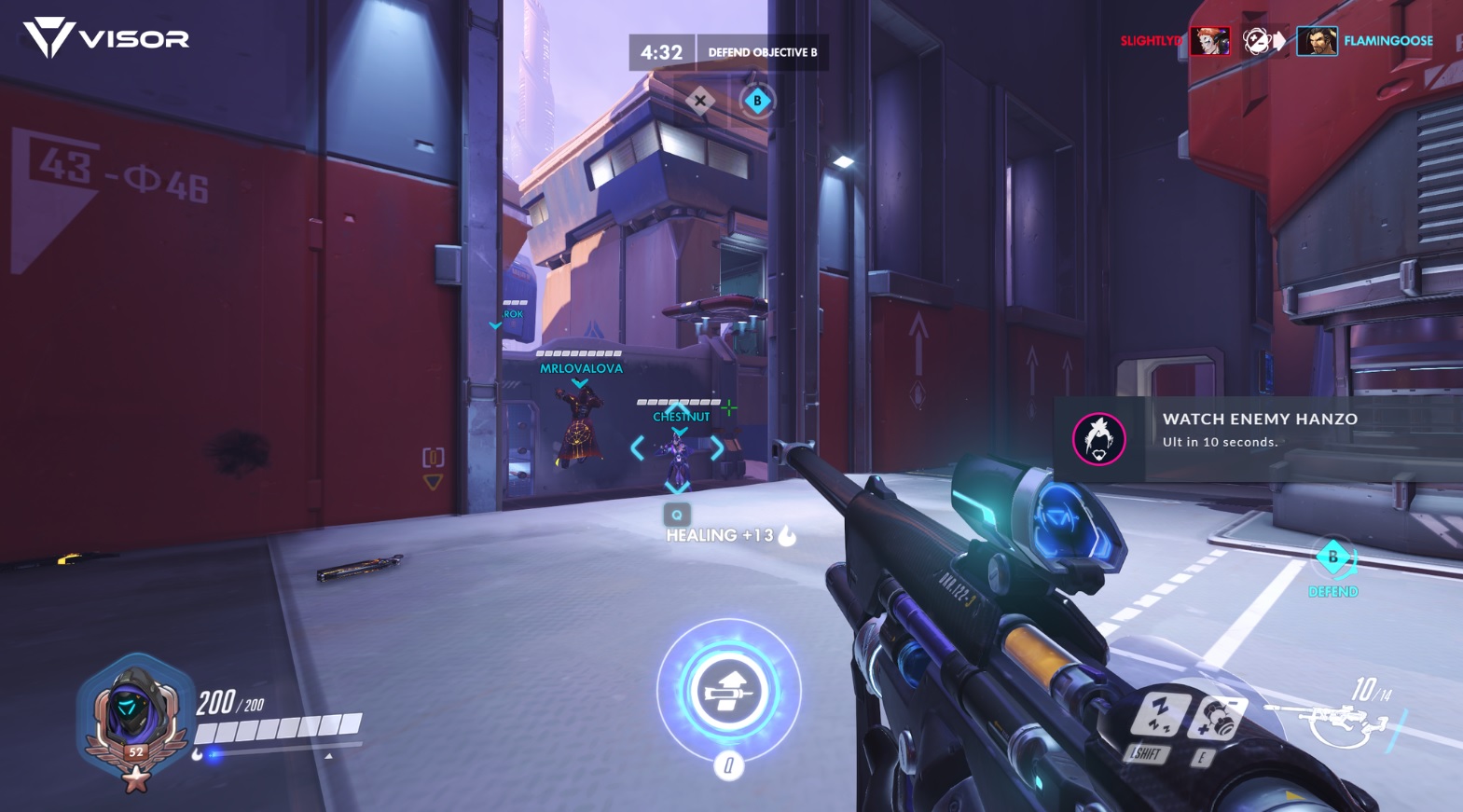 Visor tells you in real-time what you need to do in an Overwatch match.