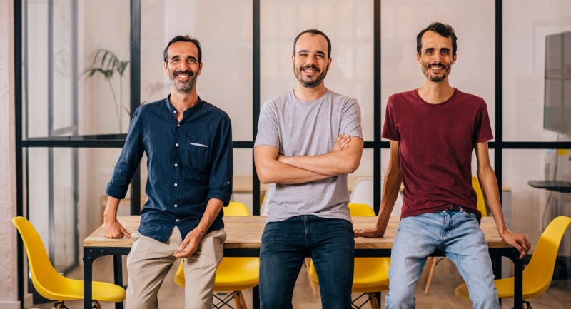 Voicemod founders. Bosch is in the middle.