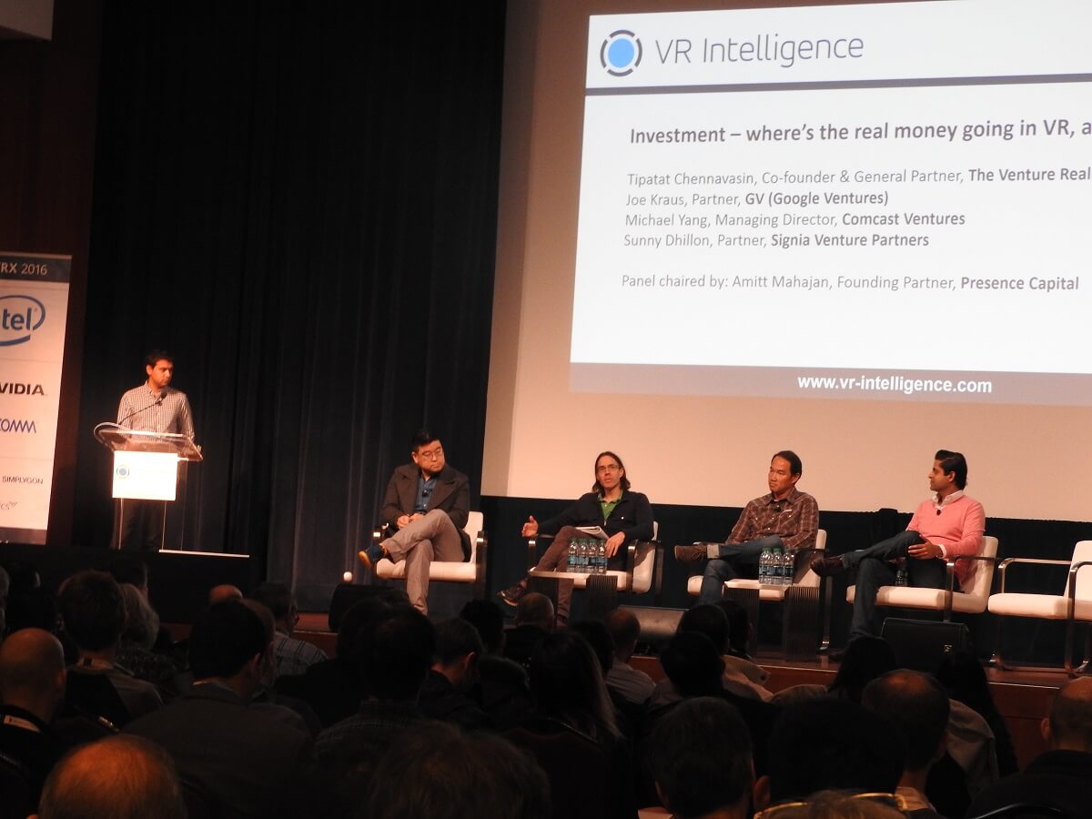 VR investment panel at VRX.