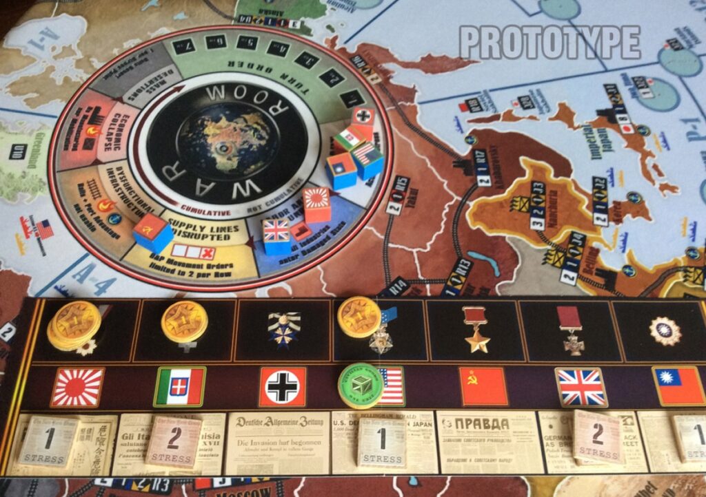 Axis & Allies creator Larry Harris is back with WWII tabletop game War Room
